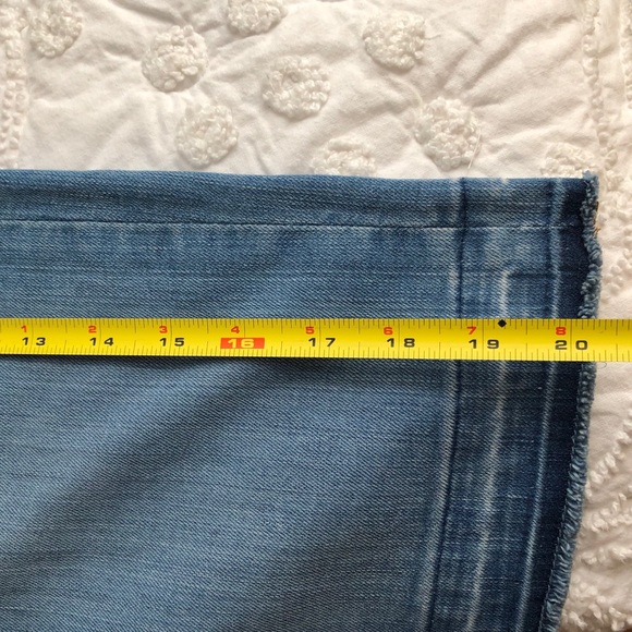 J.Crew Raw Edge Denim Skirt size 26 - Picture 5 of 7